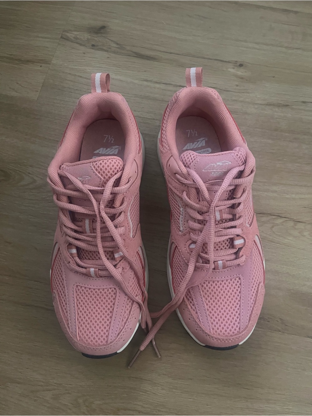 Avia Women's Pink Mesh Athletic Sneakers